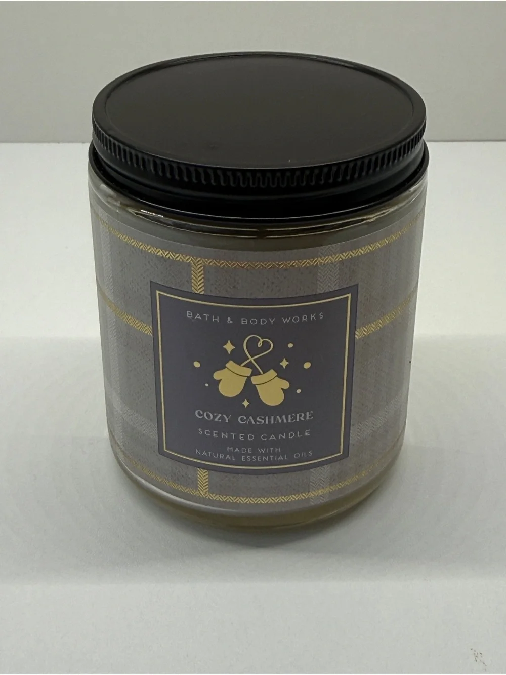 NEW 1 wick Bath & Body Works Cozy Cashmere Scented Candle - Picture 1 of 6